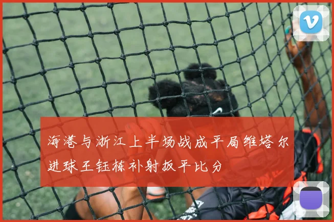 海港与浙江上半场战成平局维塔尔进球王钰栋补射扳平比分