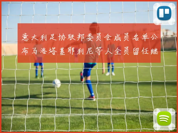 意大利足协联邦委员会成员名单公布马洛塔基耶利尼等人全员留任继续服务